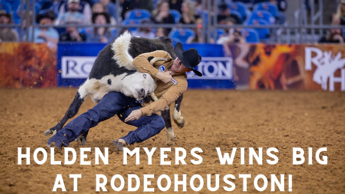 Holden Myers Wins Big at RodeoHouston!