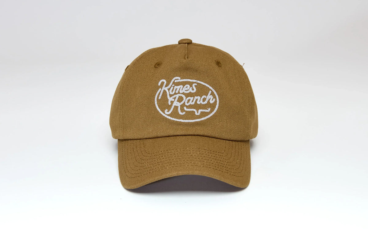 Kimes Ranch Alden hat in Tobacco with the Kimes Ranch logo embroidered on the front
