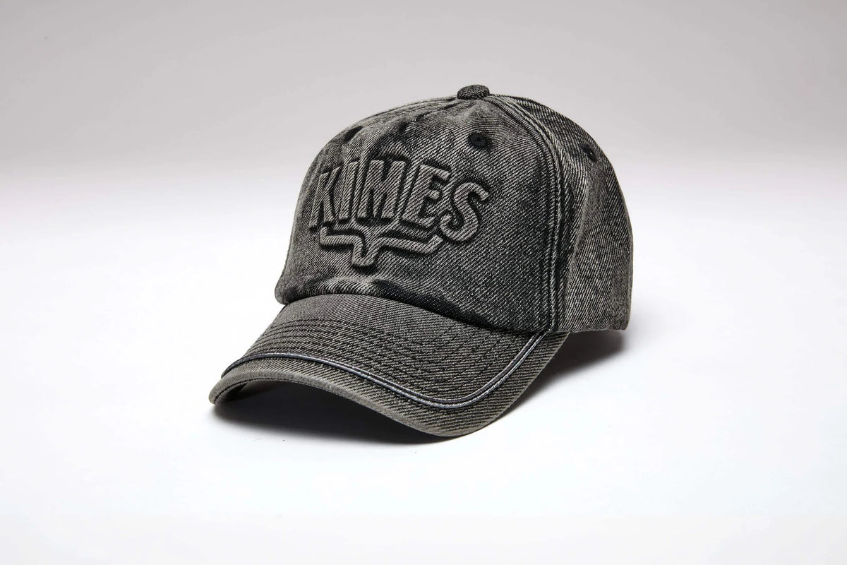 Kimes Ranch Branded KR hat in Black with embroidered Kimes Ranch logo and Texas outline