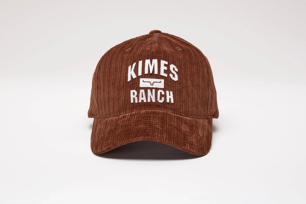 Kimes Ranch O School Hat in brown with embroidered Kimes Ranch logo