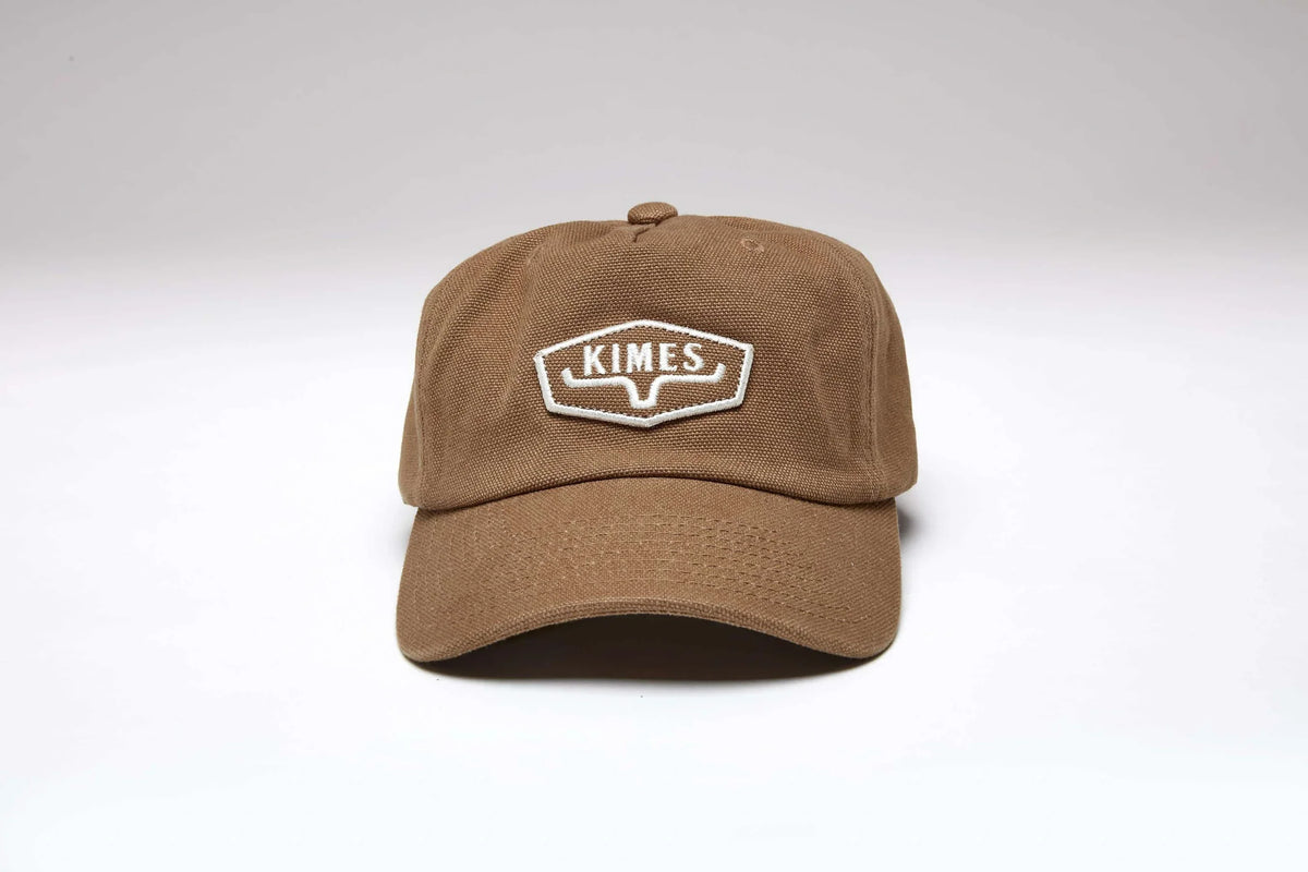 Kimes Ranch Rough Rider hat in Work Wear Brown with embroidered Kimes Ranch logo