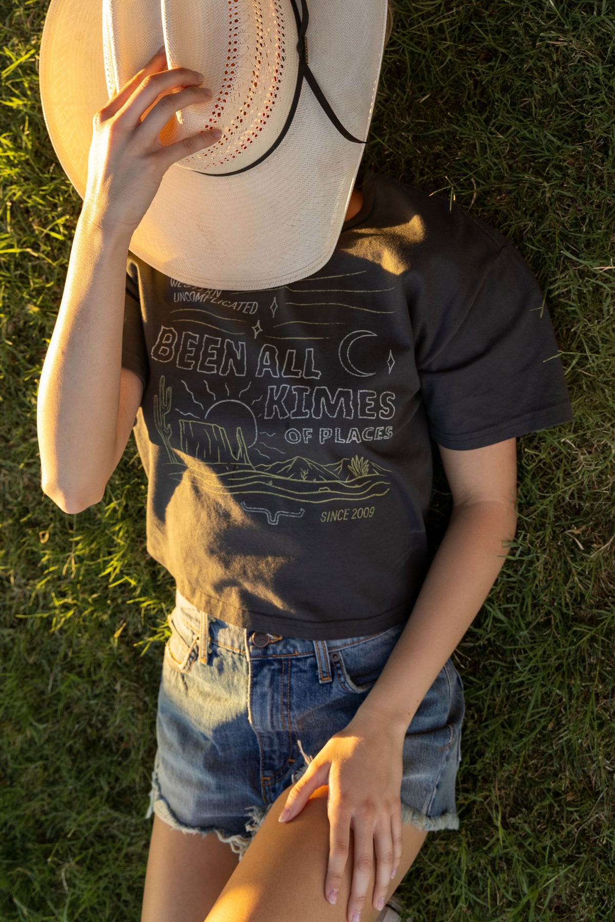 Kimes Ranch Places shirt in Pepper with Been All Kimes Of Places since 2009 graphic