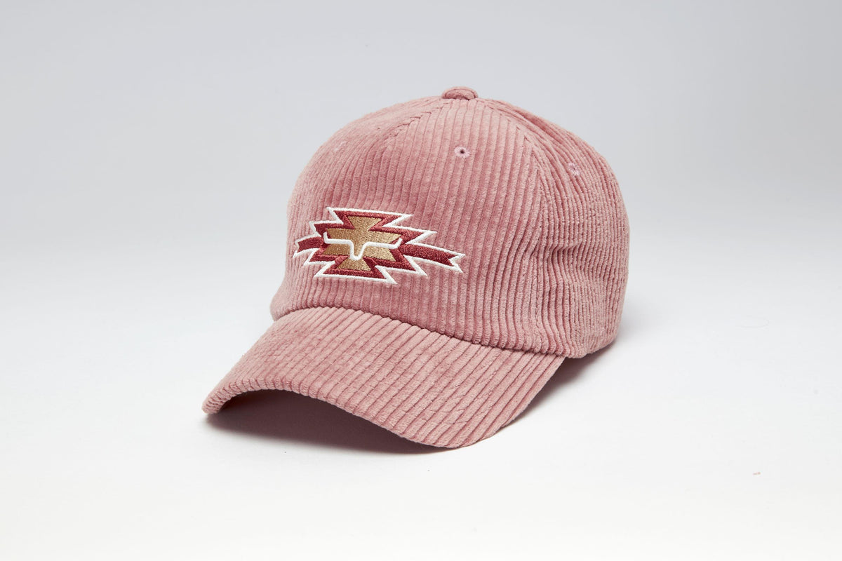 Kimes Ranch Durango, side view, Mauve hat with embroidered Kimes Ranch logo