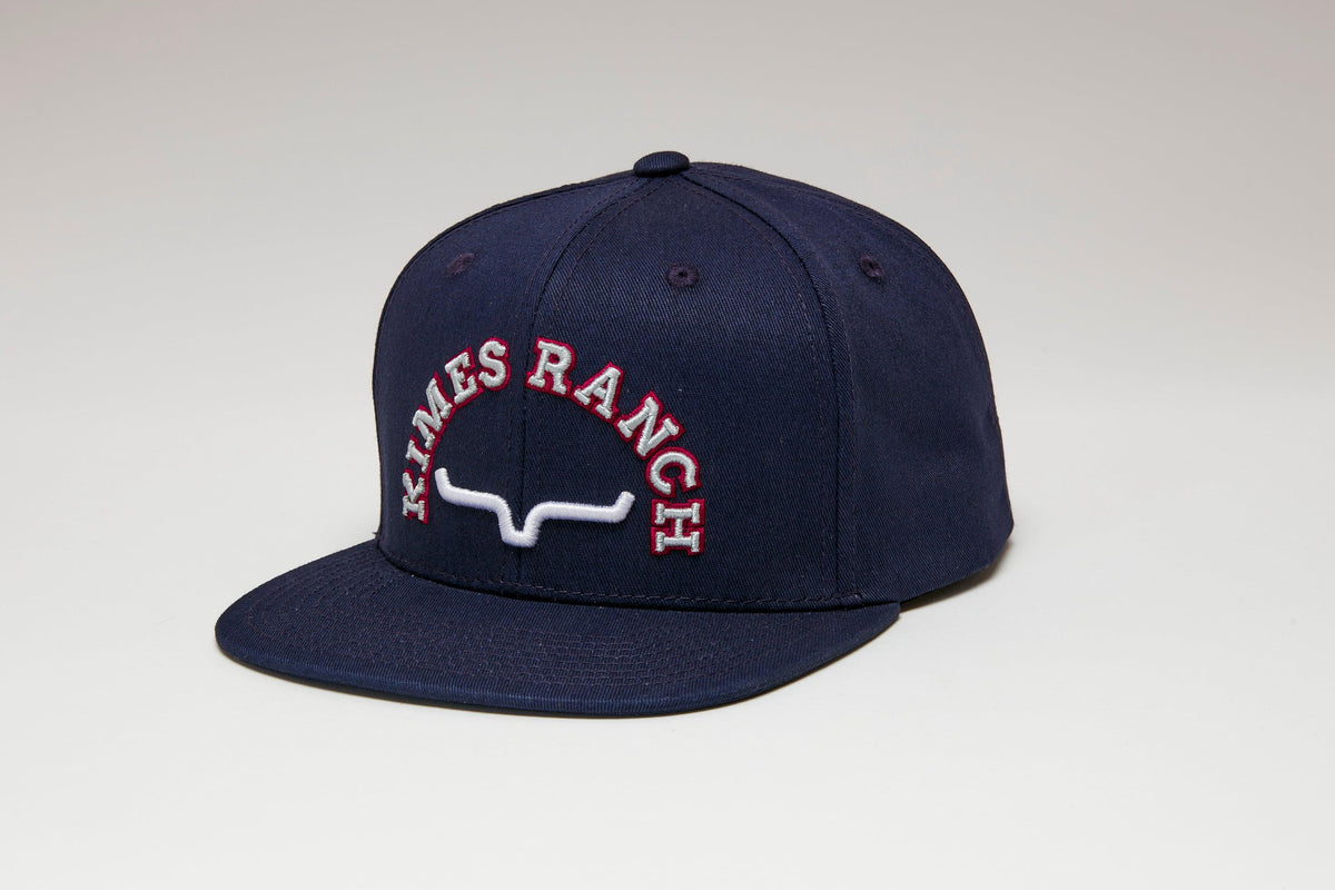 Kimes Ranch Canyon Country Hat in Navy with embroidered Kimes Ranch logo