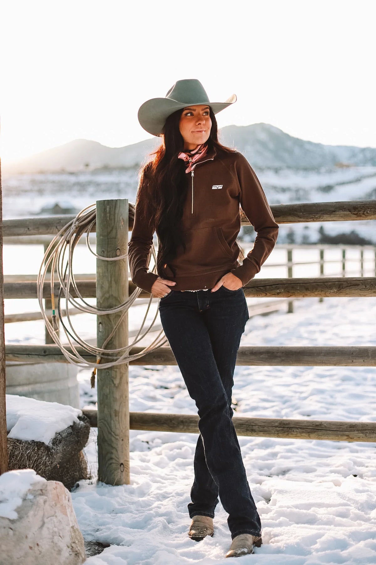 Kimes Ranch Wayne Slim Bootcut jeans in dark indigo with a slim fit through the thigh and a bootcut leg