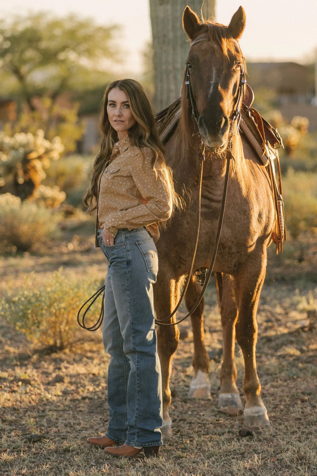 Kimes Ranch Mia, side view, jeans in blue with a straight leg and back pocket detail