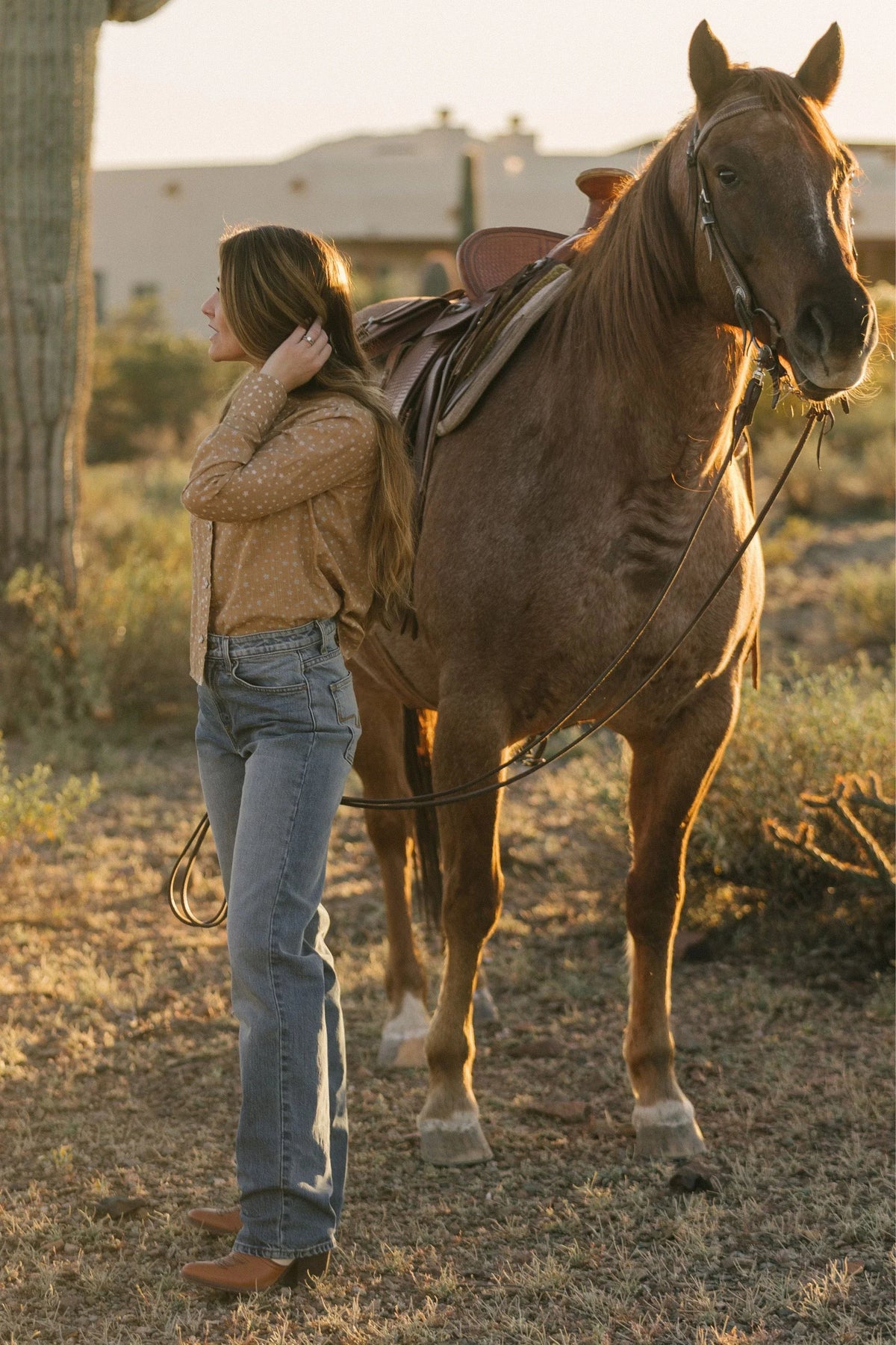 Kimes Ranch Mia, side view, jeans in blue with a straight leg silhouette and classic five-pocket styling